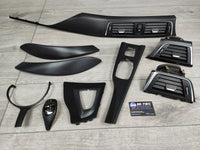 WRAPPING SERVICE - BMW F3X INTERIOR TRIM SET - 3D CARBON / GLOSS BLACK ACCENT (F30 F31 F32 F33 F34 F36)