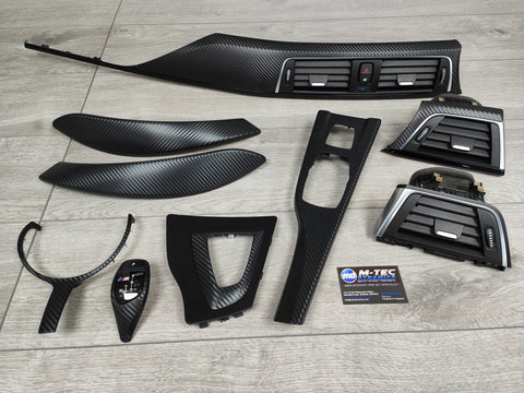 WRAPPING SERVICE - BMW F3X INTERIOR TRIM SET - 3D CARBON (F30 F31 F32 F33 F34 F36)