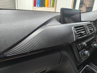 WRAPPING SERVICE - BMW F3X INTERIOR TRIM SET - 3D CARBON / GLOSS BLACK ACCENT (F30 F31 F32 F33 F34 F36)