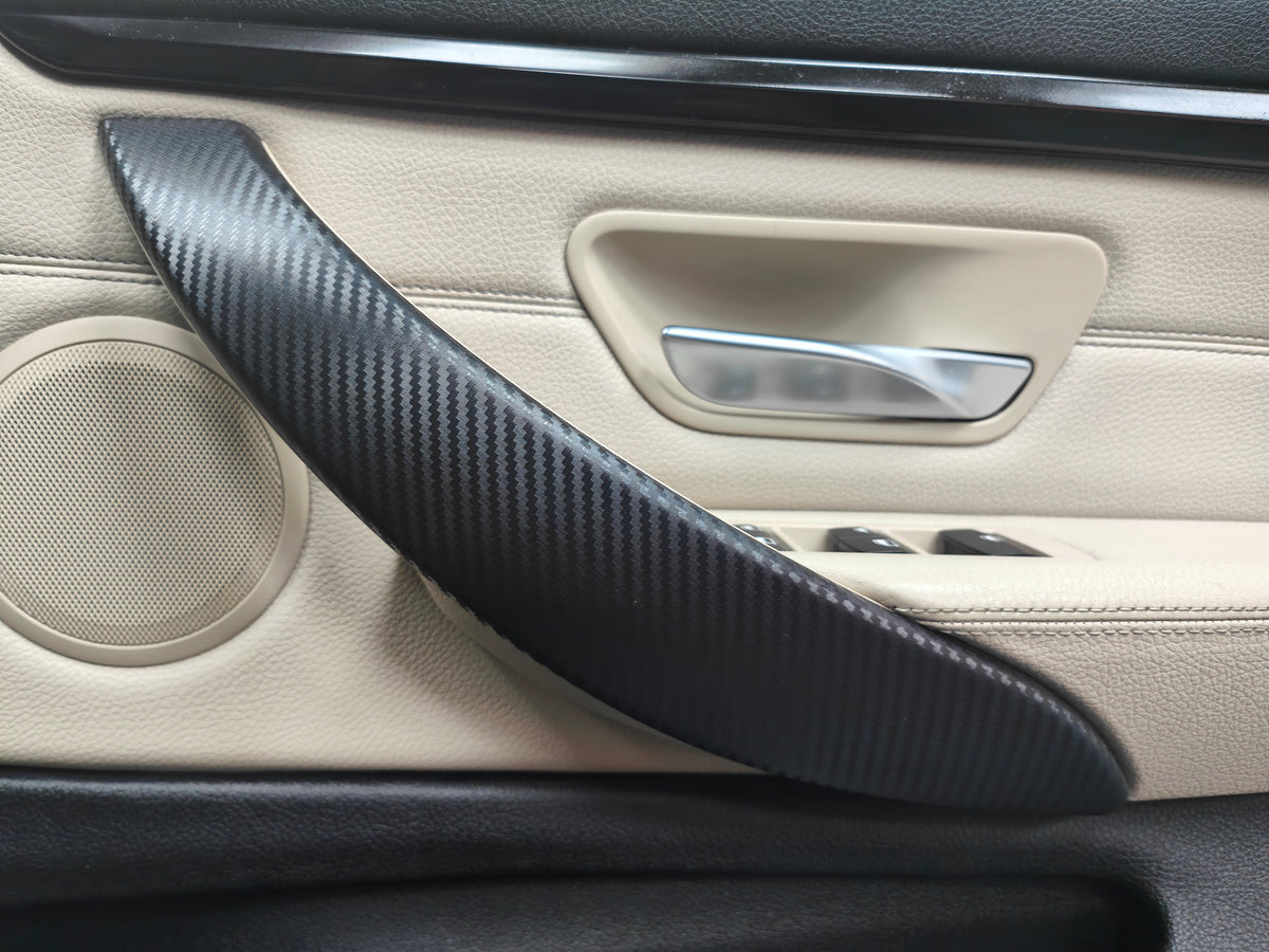 WRAPPING SERVICE - BMW F3X INTERIOR TRIM SET - 3D CARBON / GLOSS BLACK ACCENT (F30 F31 F32 F33 F34 F36)