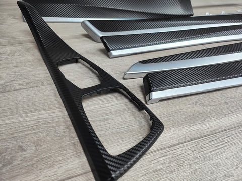 BMW F10 F11 MANUAL 3D BLACK CARBON INTERIOR TRIM