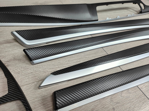 BMW F10 F11 MANUAL 3D BLACK CARBON INTERIOR TRIM