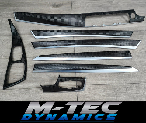 BMW F10 F11 MANUAL 3D BLACK CARBON INTERIOR TRIM