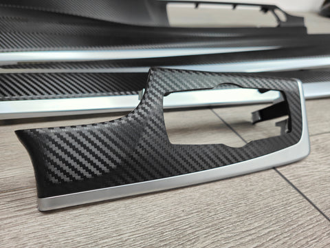 BMW F10 F11 MANUAL 3D BLACK CARBON INTERIOR TRIM
