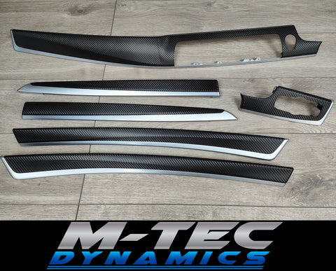 BMW F10 F11 M5 INTERIOR TRIM SET - 3D BLACK CARBON