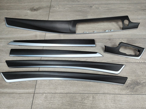 BMW F10 F11 M5 INTERIOR TRIM SET - 3D BLACK CARBON
