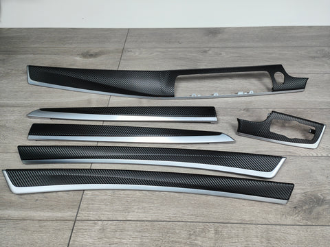 BMW F10 F11 M5 INTERIOR TRIM SET - 3D BLACK CARBON