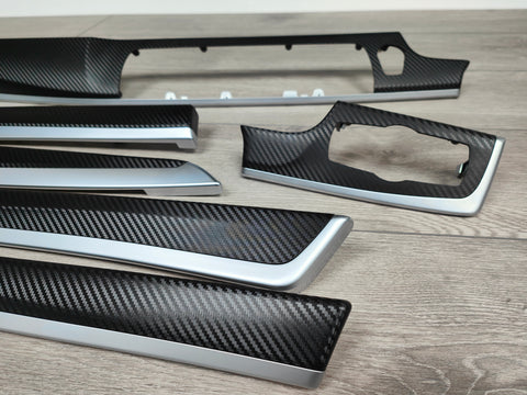 BMW F10 F11 M5 INTERIOR TRIM SET - 3D BLACK CARBON