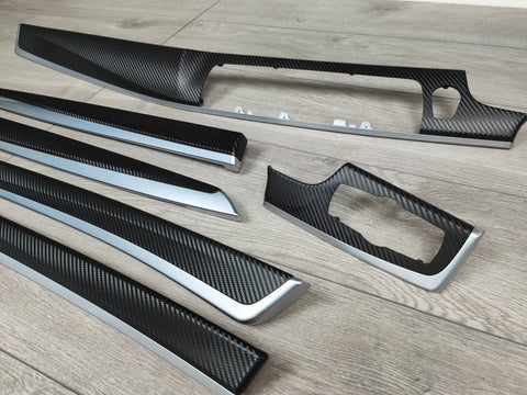 BMW F10 F11 M5 INTERIOR TRIM SET - 3D BLACK CARBON