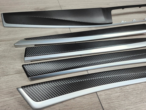 BMW F10 F11 M5 INTERIOR TRIM SET - 3D BLACK CARBON