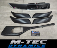 BMW F20 LCI-2 INTERIOR TRIM SET - 3D CARBON / SILVER ACCENT