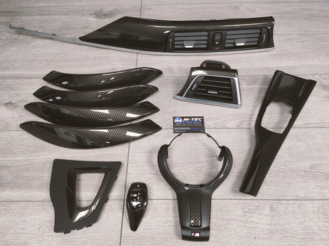 WRAPPING SERVICE - BMW F3X INTERIOR TRIM SET - HIGH GLOSS CARBON (MTD-HG) - F30 F31 F32 F33 F36