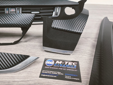 BMW X5 F15 INTERIOR TRIM SET - PERFORMANCE STYLE 3D CARBON / ALCANTARA