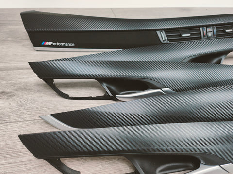 BMW X5 F15 INTERIOR TRIM SET - PERFORMANCE STYLE 3D CARBON / ALCANTARA