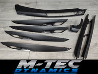 WRAPPING SERVICE - BMW X5 F15 INTERIOR TRIM SET - PERFORMANCE STYLE 3D CARBON / ALCANTARA / GLOSS BLACK ACCENTS