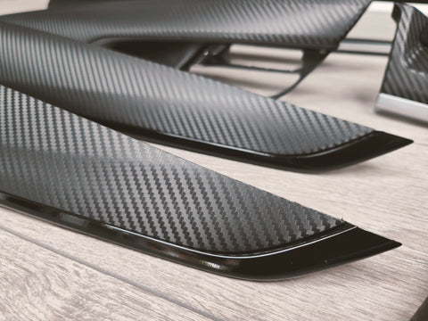 BMW X5 F15 INTERIOR TRIM SET - PERFORMANCE STYLE 3D CARBON / ALCANTARA / GLOSS BLACK ACCENTS