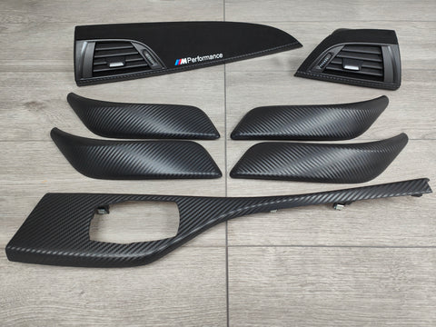 BMW F20 PERFORMANCE STYLE INTERIOR TRIM SET - 3D CARBON (#10)