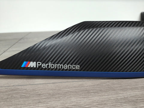 BMW F33 CONVERTIBLE INTERIOR TRIM SET - 3D CARBON / BLUE ACCENT