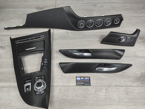 BMW Z4 E89 INTERIOR TRIM SET - TEXTURED PREMIUM BLACK CARBON