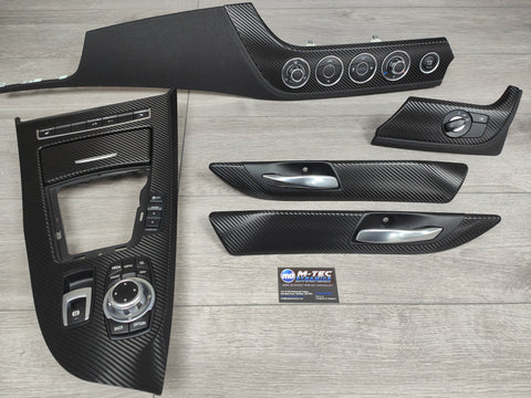 BMW Z4 E89 INTERIOR TRIM SET - TEXTURED PREMIUM BLACK CARBON