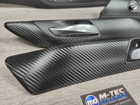 BMW Z4 E89 INTERIOR TRIM SET - TEXTURED PREMIUM BLACK CARBON