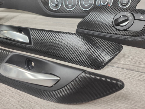 BMW Z4 E89 INTERIOR TRIM SET - TEXTURED PREMIUM BLACK CARBON