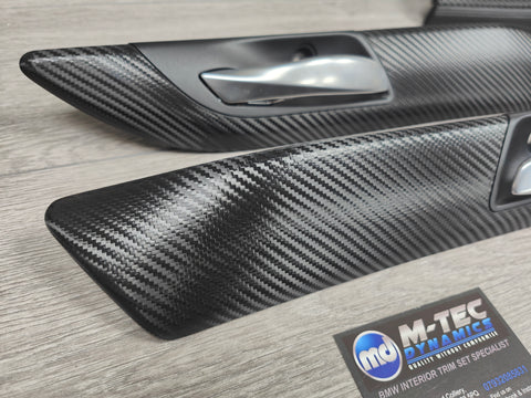 BMW Z4 E89 INTERIOR TRIM SET - TEXTURED PREMIUM BLACK CARBON