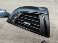 BMW F20 F21 F22 INTERIOR TRIM SET - METALLIC SPARKLE GREY / GLOSS BLACK ACCENT