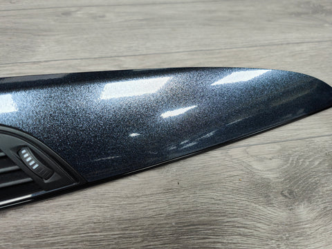 BMW F20 F21 F22 INTERIOR TRIM SET - METALLIC SPARKLE GREY / GLOSS BLACK ACCENT (#4)