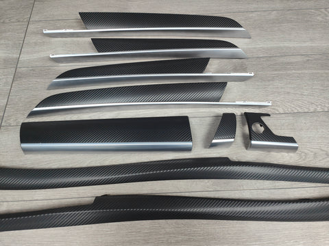 BMW X5 E70 INTERIOR TRIM SET - BLACK 3D CARBON