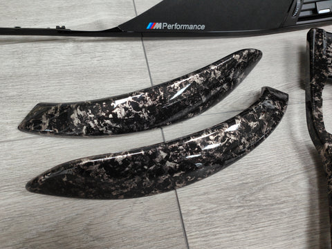 BMW F32 COUPE INTERIOR TRIM SET - FORGED CARBON / BLACK ALCANTARA (CUSTOM)