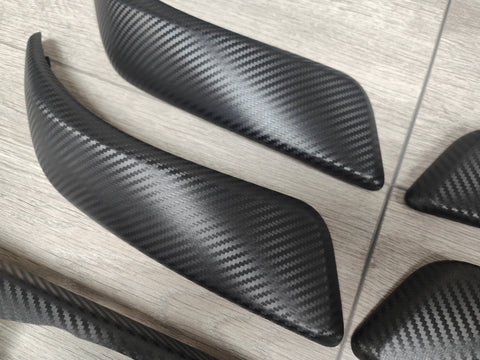 BMW F20 INTERIOR TRIM SET - 3D CARBON / ALCANTARA / BLUE ACCENT