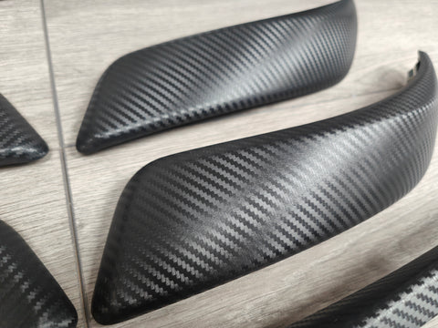 BMW F20 INTERIOR TRIM SET - 3D CARBON / ALCANTARA / BLUE ACCENT