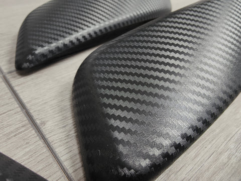 BMW F20 INTERIOR TRIM SET - 3D CARBON / ALCANTARA / BLUE ACCENT