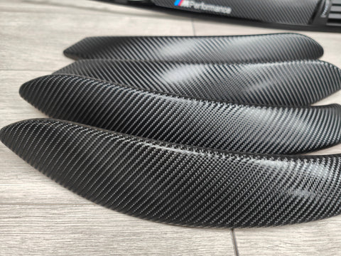 BMW F30 F31 F36 F80 M3 INTERIOR TRIM SET - 4D CARBON / BLACK ACCENT