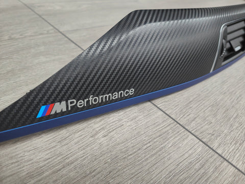 BMW F33 CONVERTIBLE LCI INTERIOR TRIM SET - 3D CARBON / BLUE ACCENT