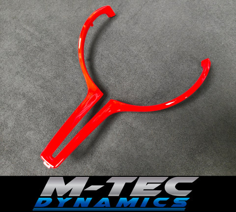 BMW F-SERIES ///M RED STEERING WHEEL TRIM - 2/3/4/5 SERIES M2 M3 M4 M5 M6