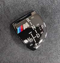 BMW GEAR INSERT BADGE STICKER SHIFTER ///M LOGO F20 F22 F10 F30 F32 F35 X5