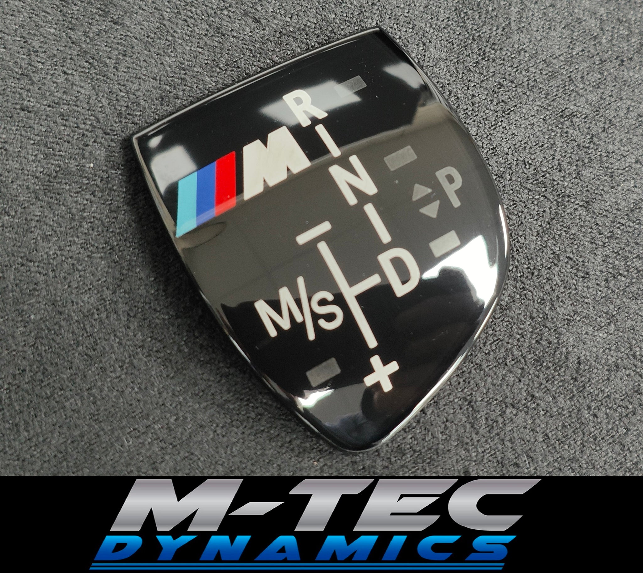 BMW GEAR INSERT BADGE STICKER SHIFTER ///M LOGO F20 F22 F10 F30 F32 F35 X5