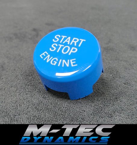 BMW F-SERIES BLUE ENGINE START BUTTON - 1/2/3/4/5/6 SERIES F2X F3X F8X M3 M4 M5 M6