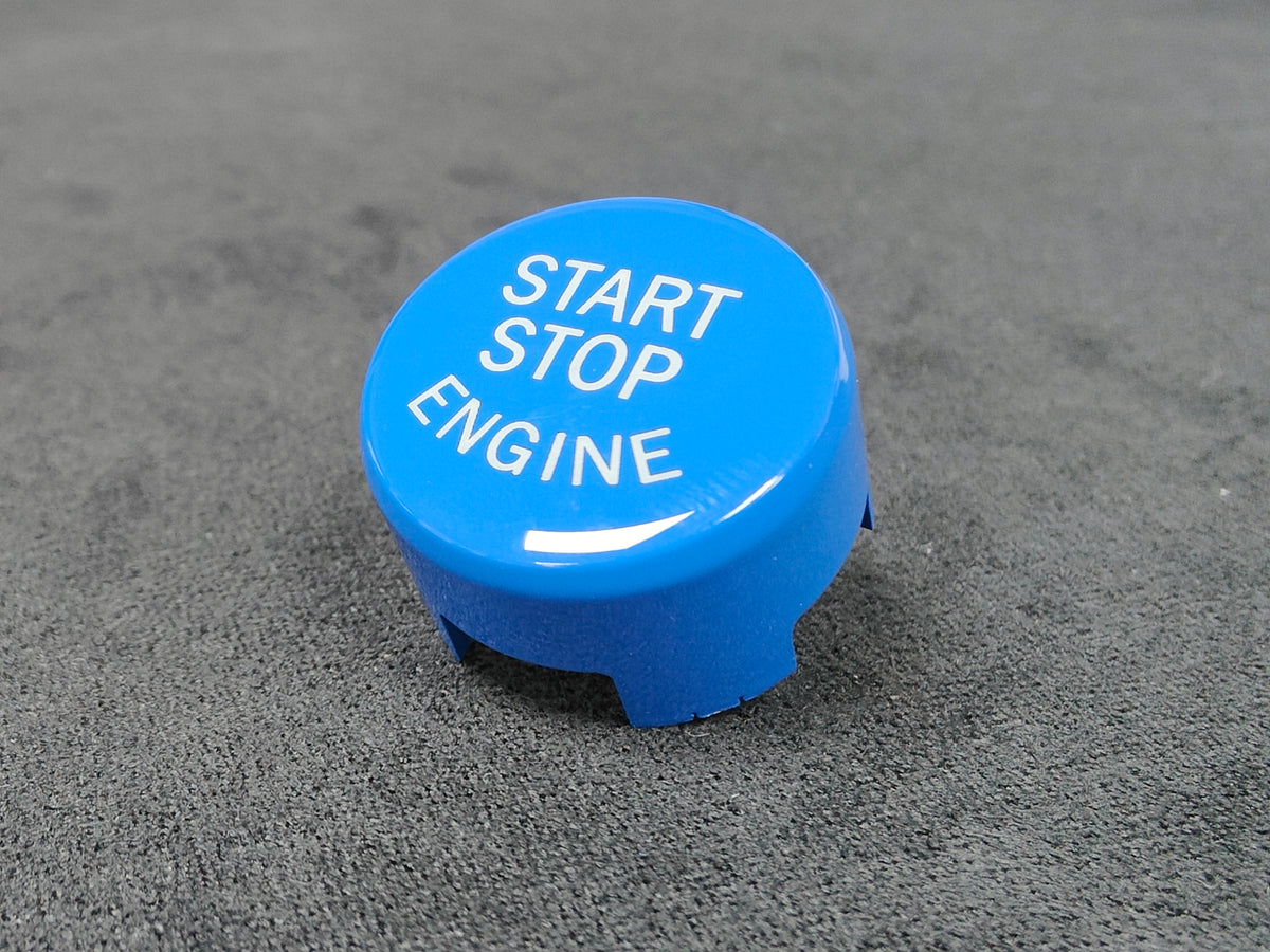 BMW F-SERIES BLUE ENGINE START BUTTON - 1/2/3/4/5/6 SERIES F2X F3X F8X M3 M4 M5 M6 F30 F32 F80 F82