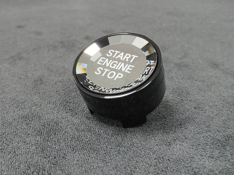 BMW F-SERIES BLACK (CRYSTAL) ENGINE START BUTTON - 1/2/3/4/5/6 SERIES - F2X F3X F8X M3 M4 M5 M6