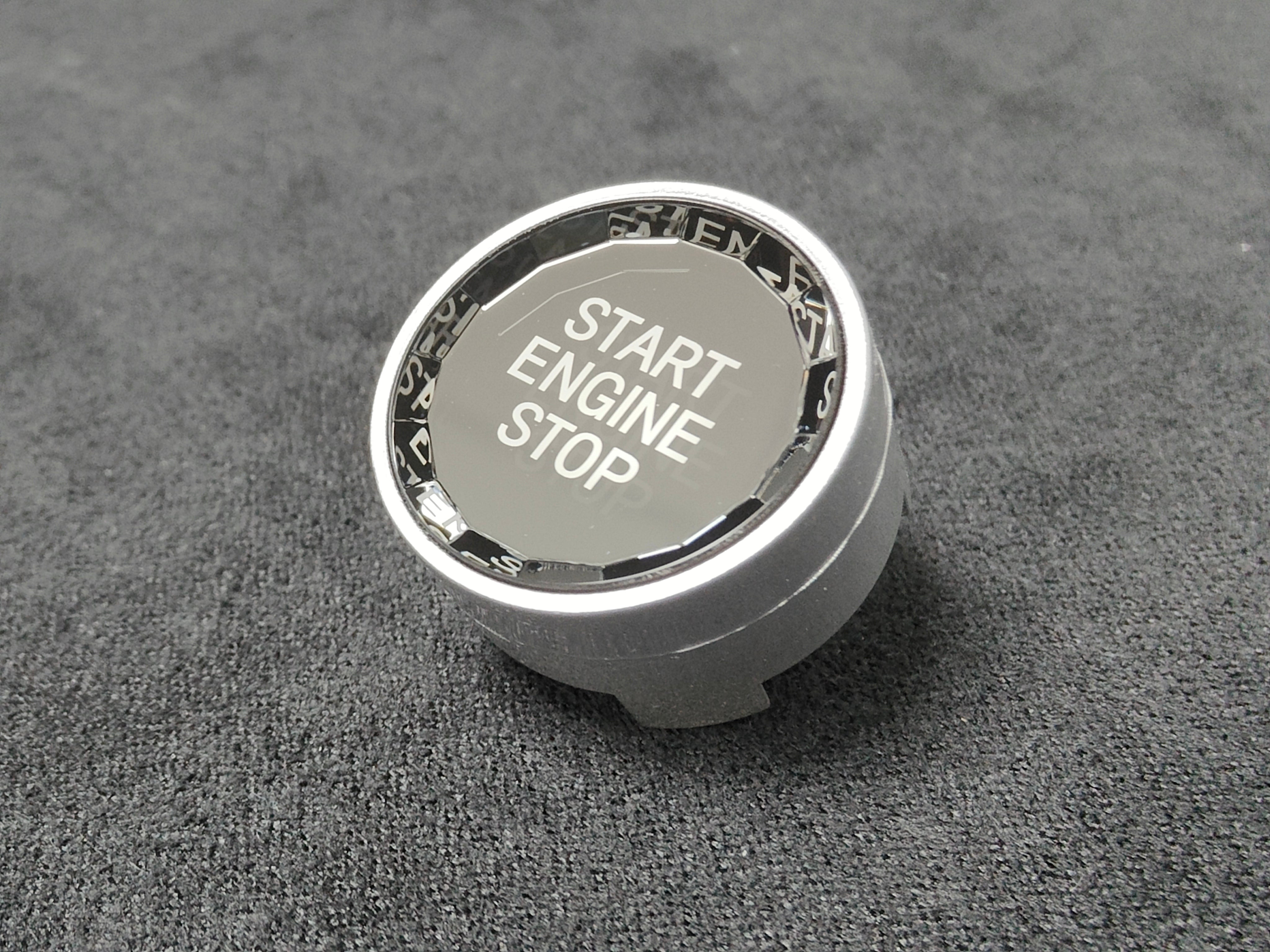 BMW F-SERIES SILVER (CRYSTAL) ENGINE START BUTTON - 1/2/3/4/5/6 SERIES - F2X F3X F8X M3 M4 M5 M6