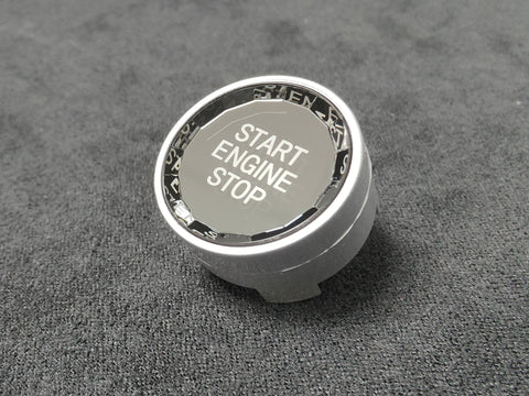 BMW F-SERIES SILVER (CRYSTAL) ENGINE START BUTTON - 1/2/3/4/5/6 SERIES - F2X F3X F8X M3 M4 M5 M6