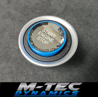BMW E9X SERIES LCI (BLUE) CRYSTAL ENGINE START BUTTON - E90 E92 E93 M3 / E89 Z4