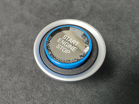 BMW E9X SERIES LCI (BLUE) CRYSTAL ENGINE START BUTTON - E90 E92 E93 M3 / E89 Z4
