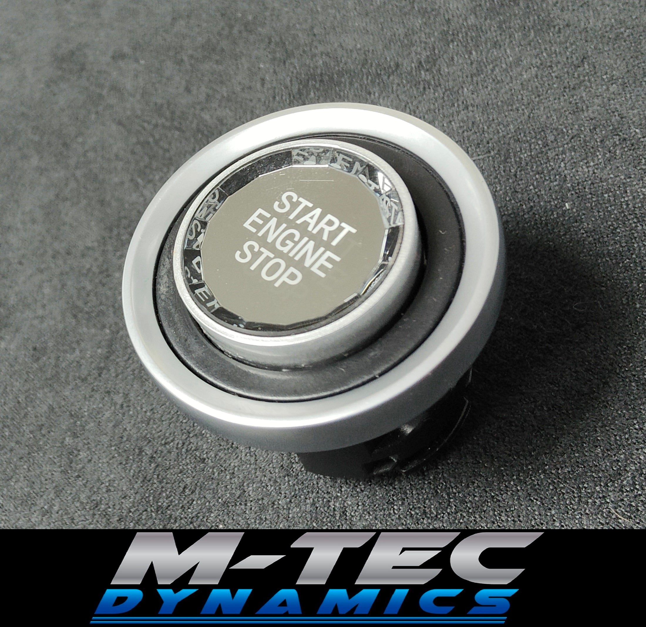 BMW E9X SERIES LCI (SILVER) CRYSTAL ENGINE START BUTTON - E90 E92 E93 M3 / E89 Z4