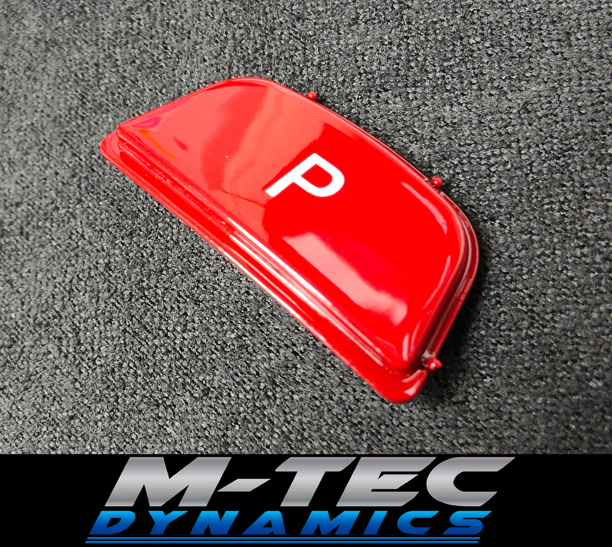 BMW F-SERIES RED P PARK GEAR SHIFTER INSERT BUTTON - 1/2/3/4/5 SERIES F1X F2X F3X F30 F32