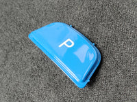 BMW F-SERIES BLUE P PARK GEAR SHIFTER INSERT BUTTON - 1/2/3/4/5 SERIES F1X F2X F3X F30 F32