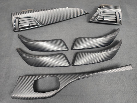 BMW F20 INTERIOR TRIM SET - 3D CARBON / GLOSS BLACK ACCENT